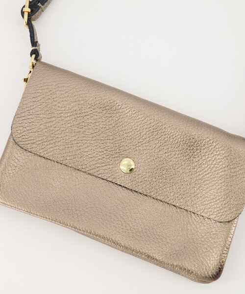 Misa - Classic Grain - Crossbody bags - Bronze - DL712 - Gold