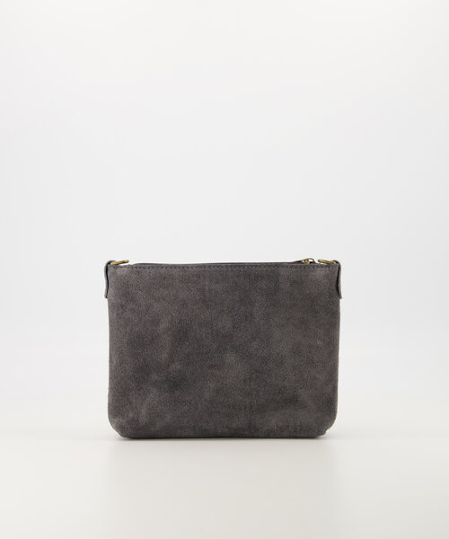 Ariel - Suede - Crossbody tassen - Grijs - Donkergrijs 20 - Bronskleurig