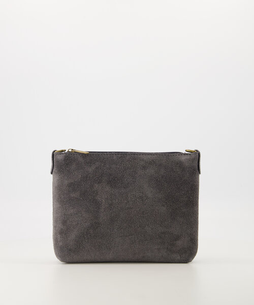 Ariel - Suede - Crossbody tassen - Grijs - Donkergrijs 20 - Bronskleurig