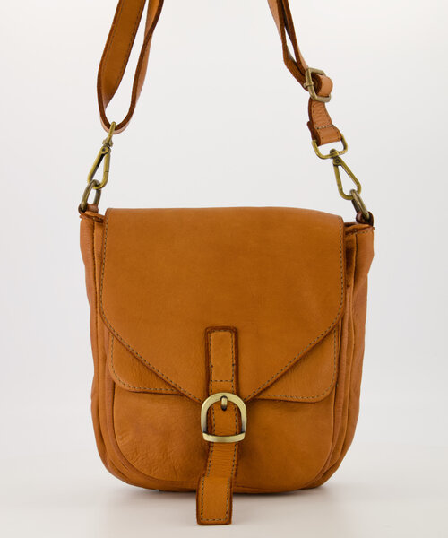 Chloe - Washed - Crossbody tassen - Cognac -  - Bronskleurig