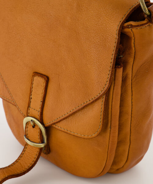 Chloe - Washed - Crossbody tassen - Cognac -  - Bronskleurig