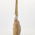 Danny - Gewassen leer - Crossbody tassen - Ecru -  - Bronskleurig