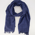Melody -  - Effen sjaals - Blauw - Donkerblauw -
