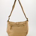 Stella - Washed leather - Crossbody bags - Ecru -  - Bronze