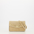 Laura - Suede - Crossbody bags - Beige - 4 - Bronze