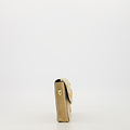 Laura - Suede - Crossbodytassen - Zand- 4 - Goudkleurig