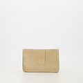 Laura - Suede - Crossbodytassen - Zand- 4 - Goudkleurig