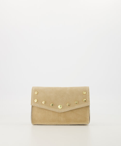 Laura - Suede - Crossbody bags - Beige - 4 - Bronze
