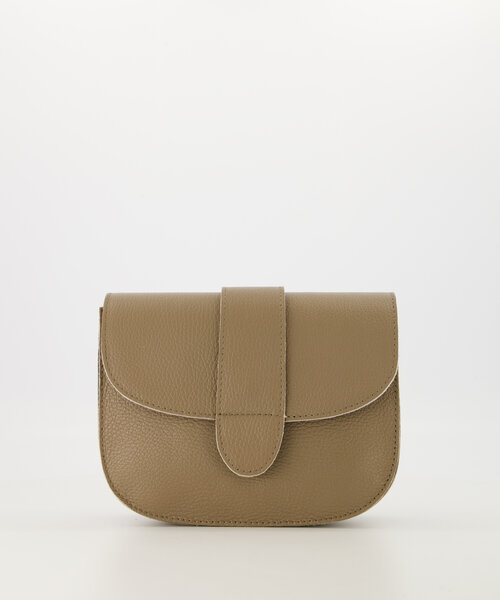 Maan - Classic Grain - Crossbody tassen - Taupe - D40 - Goudkleurig