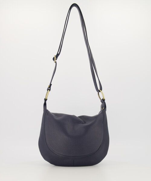 Rhode - Classic Grain - Crossbody tassen - Donkerblauw - D26 - Bronskleurig
