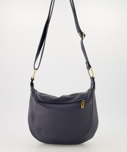 Rhode - Classic Grain - Crossbody tassen - Donkerblauw - D26 - Bronskleurig