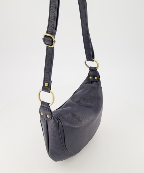 Rhode - Classic Grain - Crossbody tassen - Donkerblauw - D26 - Bronskleurig