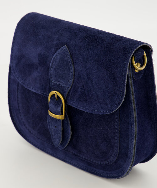 Sola - Bags - Suede - Dark Blue 22