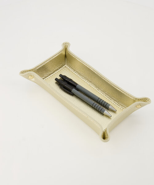 Finn - Pennenhouder - Classic Grain - Accessoires - Goud -  - Goudkleurig