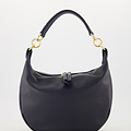 Sasha - Classic Grain - Shoulder bags - Dark Blue - D26 - Gold