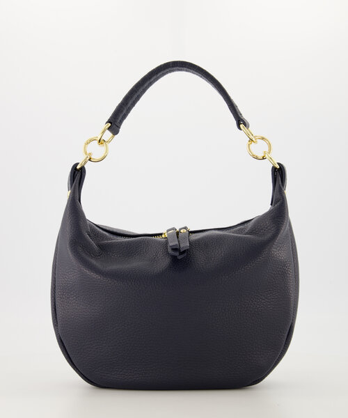 Sasha - Classic Grain - Shoulder bags - Dark Blue - D26 - Gold