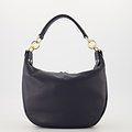 Sasha - Classic Grain - Shoulder bags - Dark Blue - D26 - Gold