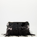 Adele -  - Clutch - Black -  - Gold