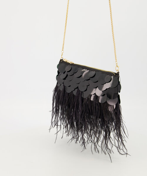 Adele -  - Clutch - Black -  - Gold