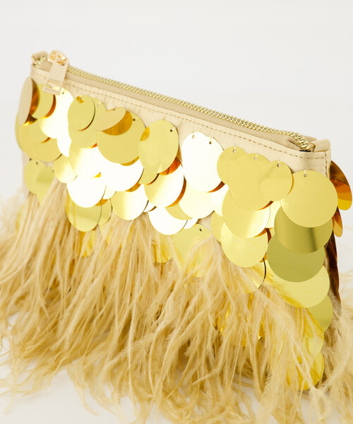 Adele -  - Clutch - Gold -  - Gold