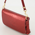 Lara - Metallic - Clutch - Bordeaux - L528 - Gold