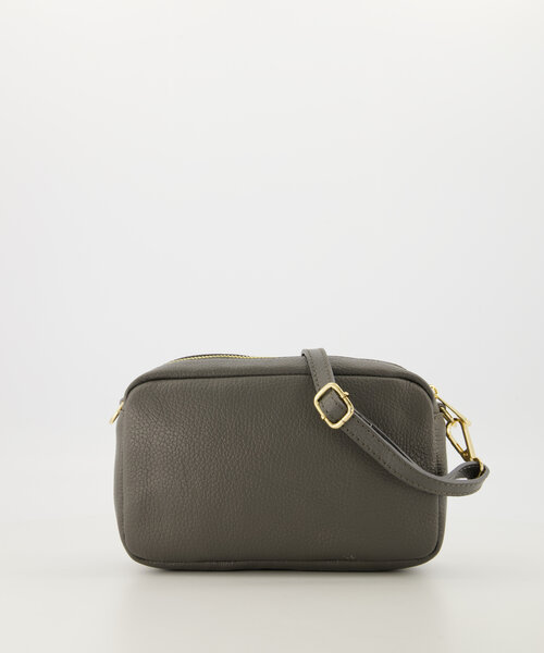 Irene - Classic Grain - Crossbody tassen - Grijs - D27 - Goudkleurig