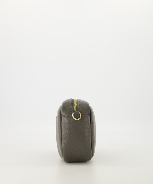 Irene - Classic Grain - Crossbody tassen - Grijs - D27 - Goudkleurig