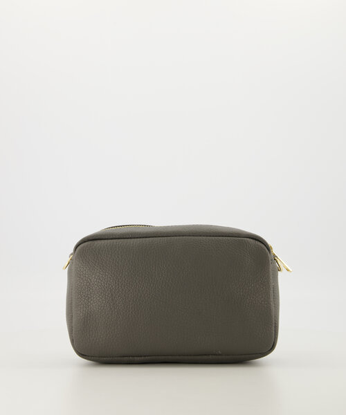 Irene - Classic Grain - Crossbody tassen - Grijs - D27 - Goudkleurig