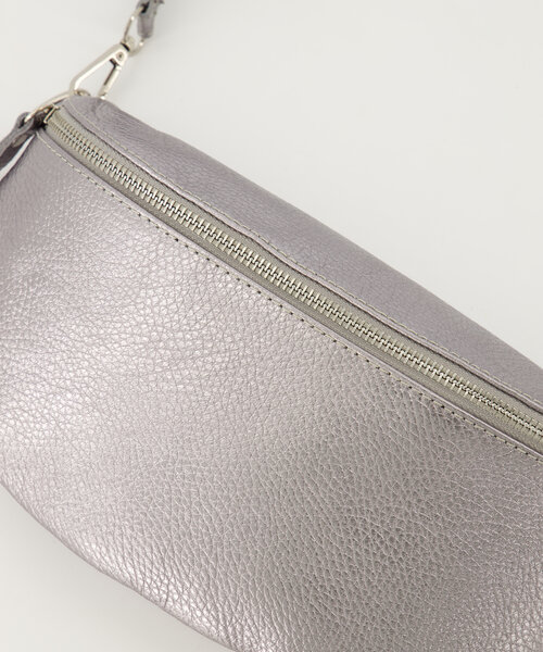 Zoey Big  - Classic Grain - Crossbody tassen - Zilver - DL707 - Goudkleurig