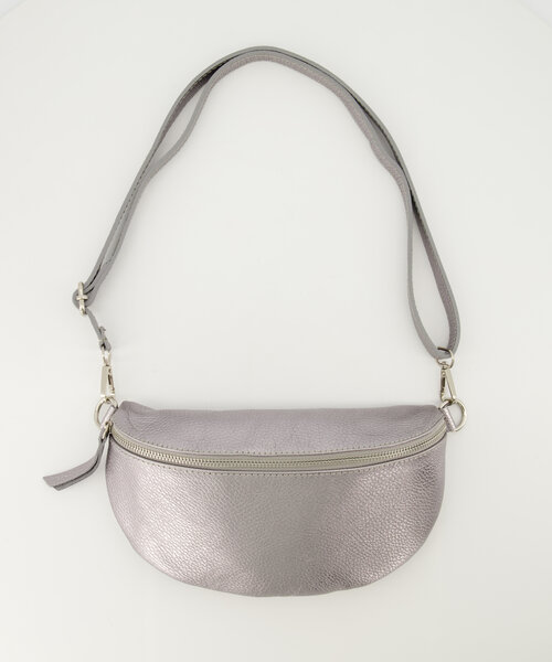 Zoey Big  - Classic Grain - Crossbody tassen - Zilver - DL707 - Goudkleurig