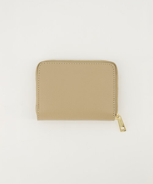 Milly Small - Classic Grain - Portemonnees - Taupe - D05 - Goudkleurig