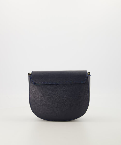 Sevy - Classic Grain - Crossbody tassen - Donkerblauw - D26 - Goudkleurig