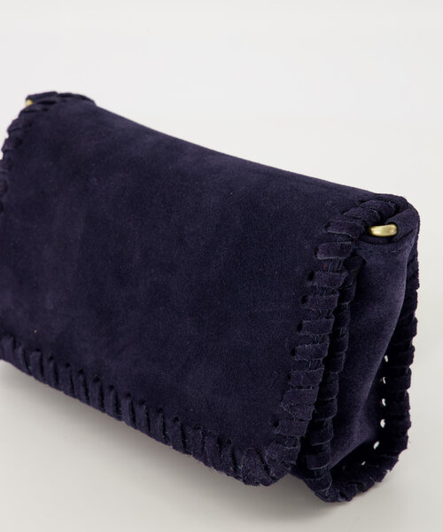 Romee - Suede - Crossbody bags - Dark Blue - 22 - Bronze