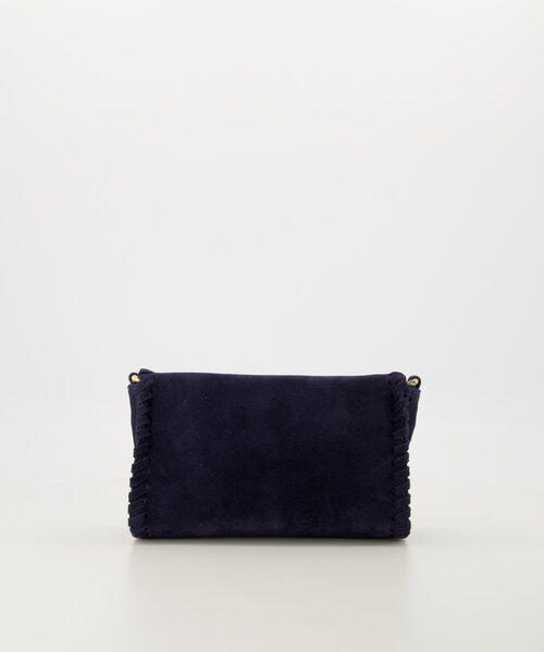 Romee - Suede - Crossbody bags - Dark Blue - 22 - Bronze