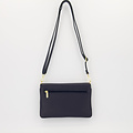Myra - Classic Grain - Crossbody bags - Dark Blue - D26 - Gold