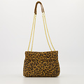 Celine - Suede - Crossbody tassen - Luipaard - 24 - Goudkleurig