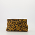 Jade - Suede - Crossbody tassen - Luipaard - 24 - Goudkleurig