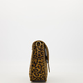 Maan - Suede - Crossbody tassen - Luipaard - 24 - Goudkleurig