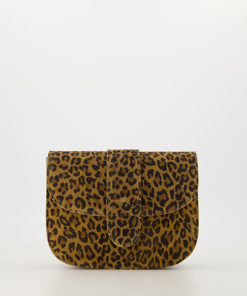 Maan - Suede - Crossbody bags - Leopard - 24 - Gold