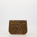 Flora  - Suede - Crossbody tassen - Luipaard - 24 - Bronskleurig