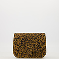 Flora  - Suede - Crossbody tassen - Luipaard - 24 - Bronskleurig