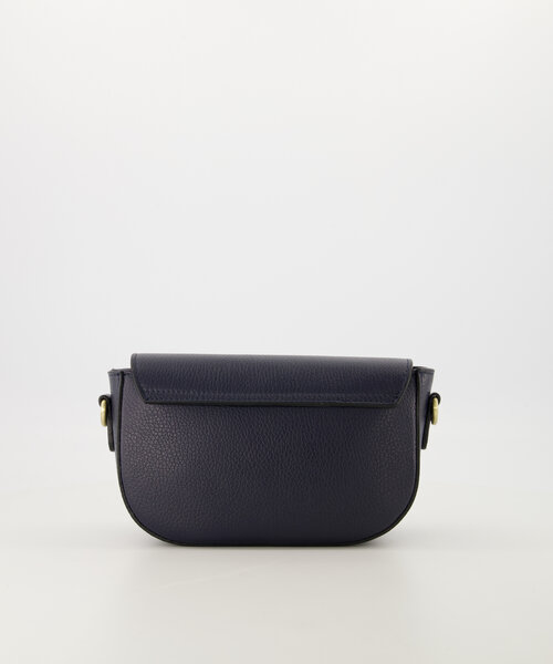 Krista - Classic Grain - Crossbody tassen - Donkerblauw - D26 - Goudkleurig