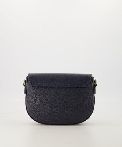 Favi - Classic Grain - Crossbody tassen - Donkerblauw - D26 - Bronskleurig