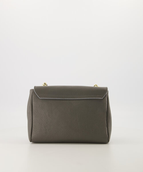 Nina - Classic Grain - Crossbody tassen - Grijs - D27 - Goudkleurig