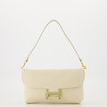Hilary - Classic Grain - Clutch - Ecru - D37 - Goudkleurig