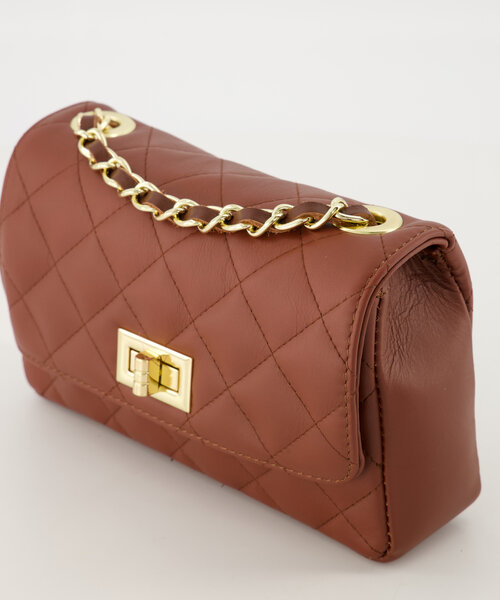 Audrey Klein - Sauvage - Crossbody tassen - Bruin - S21 - Goudkleurig