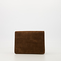 Janice - Suede - Crossbody bags - Dark Brown - 7 - Gold