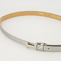 Hera Small - Classic Grain - Belts with buckles - Silver - DL707 - Silver