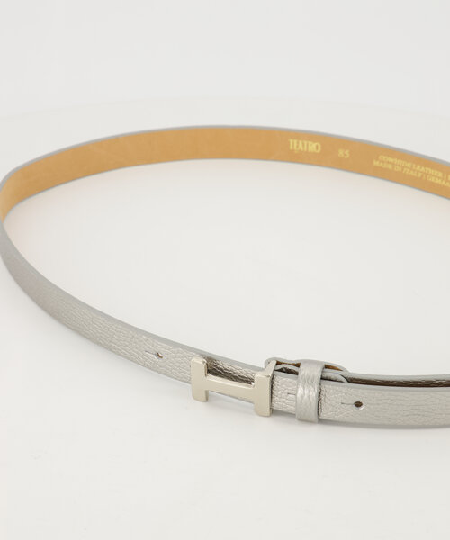 Hera Small - Classic Grain - Belts with buckles - Silver - DL707 - Silver