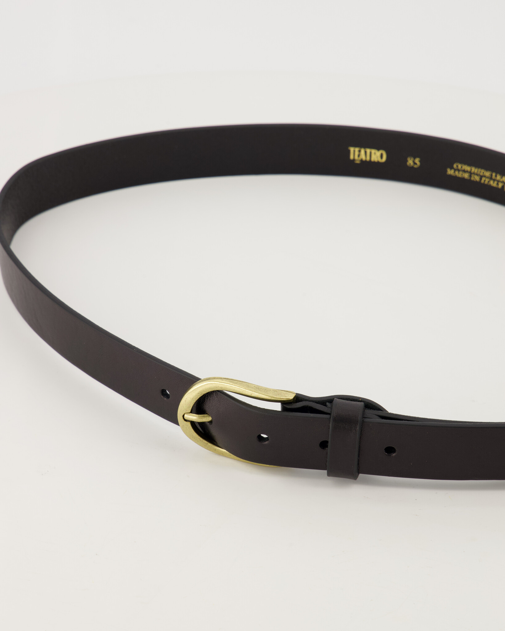CK Calvin Klein Riem van nappaleer met doornsluiting in zwart online CK Calvin Klein Riem van nappaleer met doornsluiting in zwart online